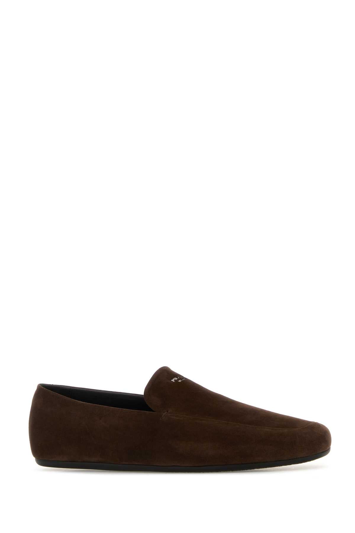 Brown Suede Loafers Moro Mocassini