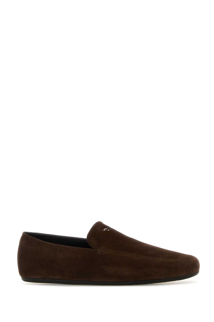 Brown Suede Loafers Moro Mocassini