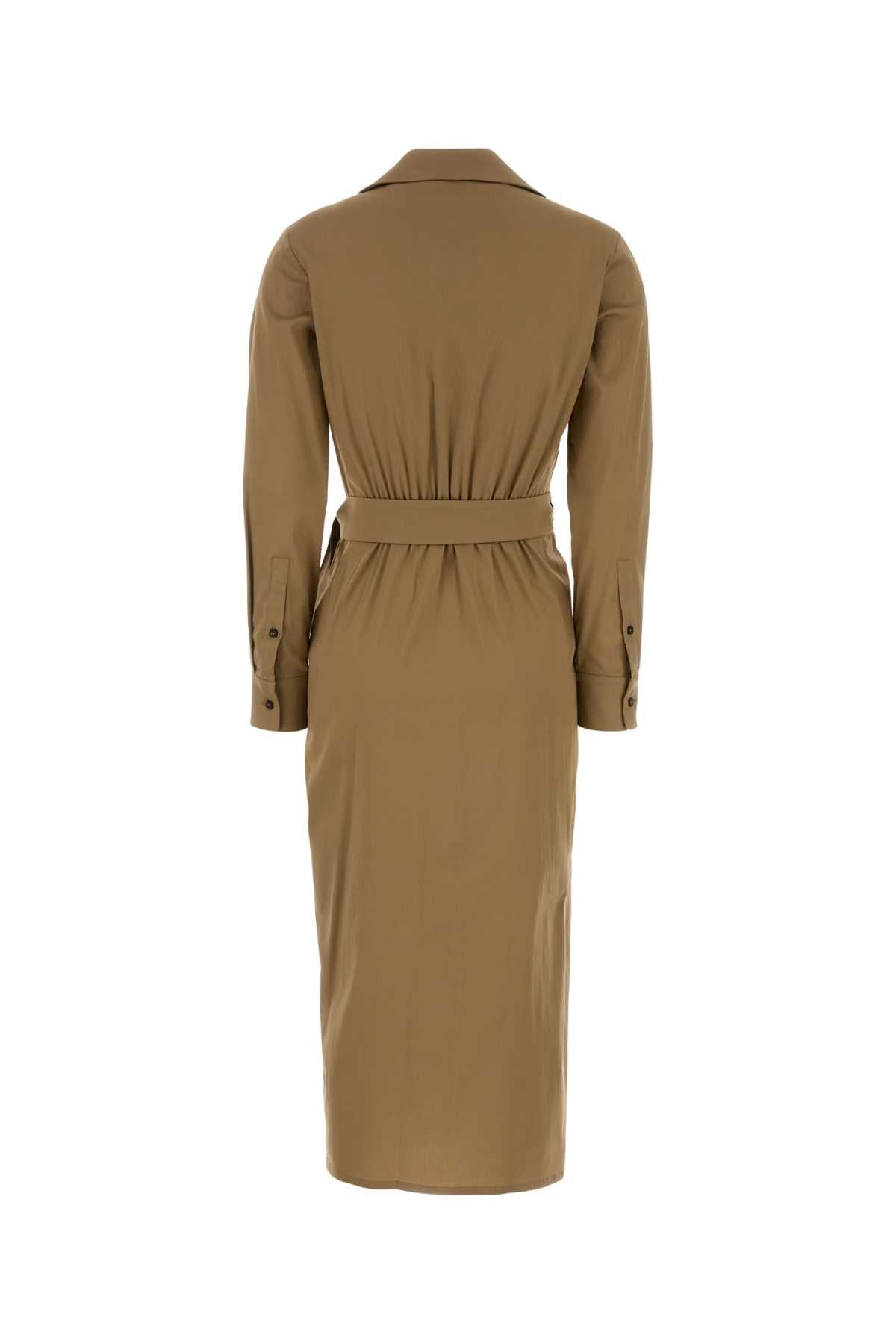 Biscuit Stretch Poplin Beta Dress Deserto Abiti