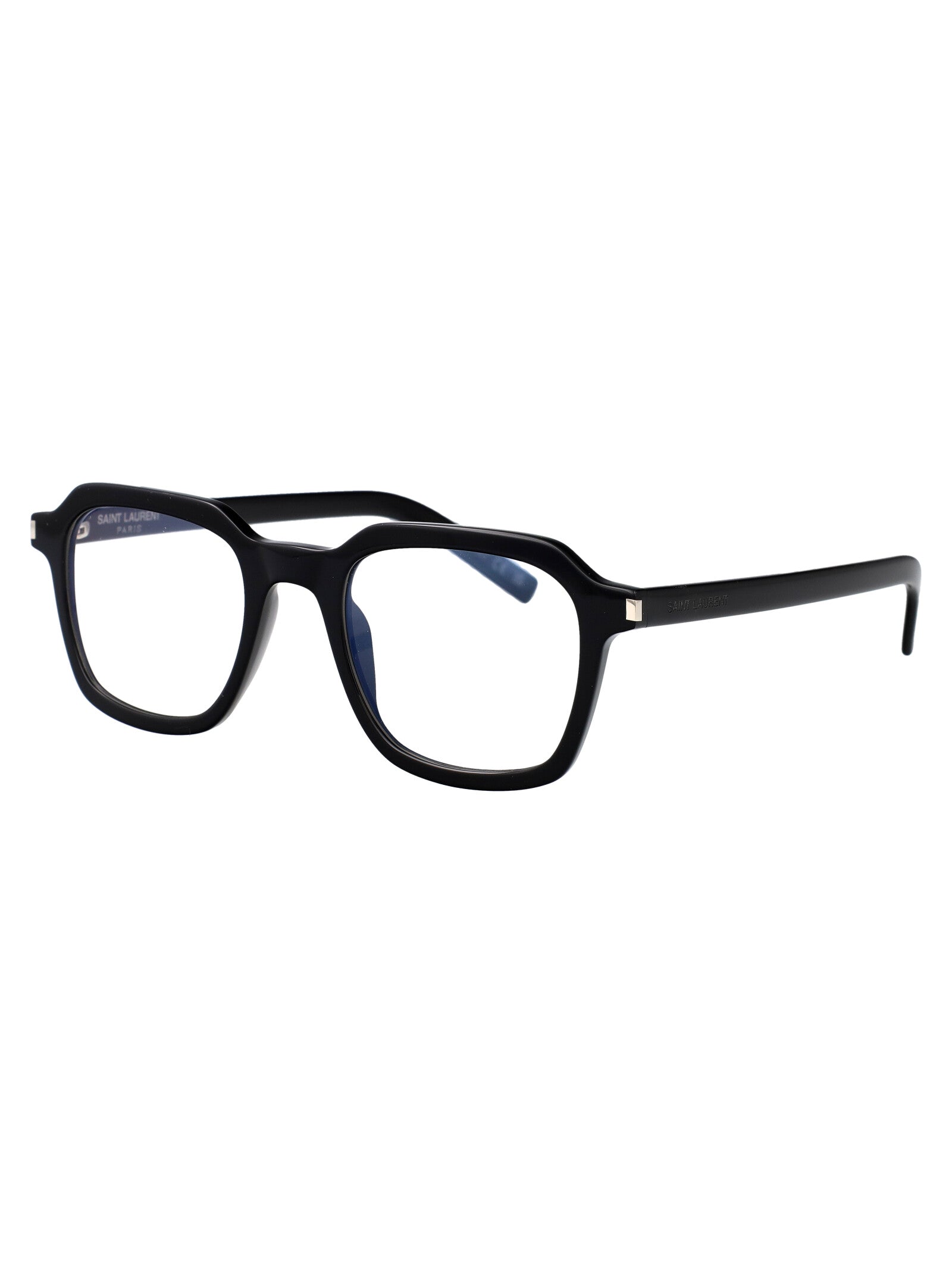 Sl 715 Slim Opt 001 Black Acetate Optical