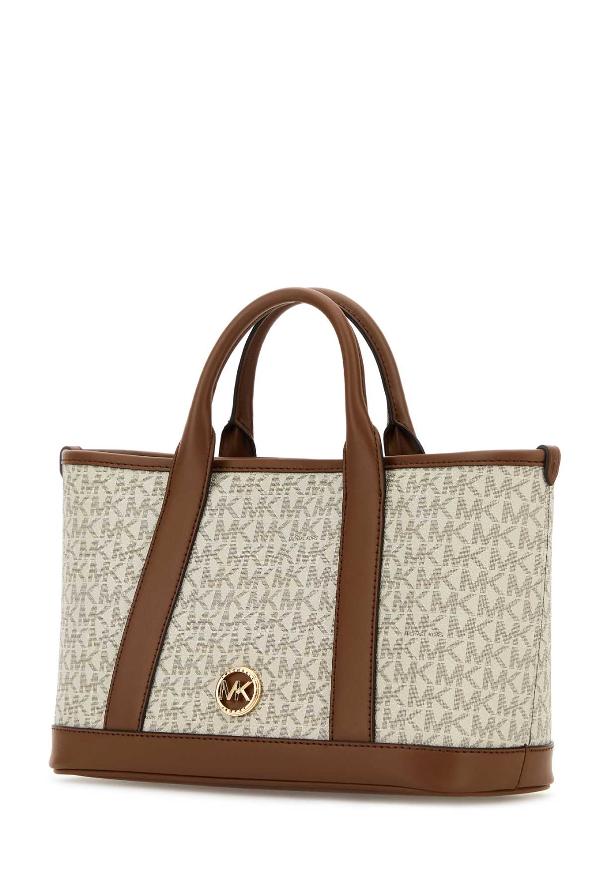 Printed Canvas Small Luisa Shopping Bag Vanillalugg Borse A Mano