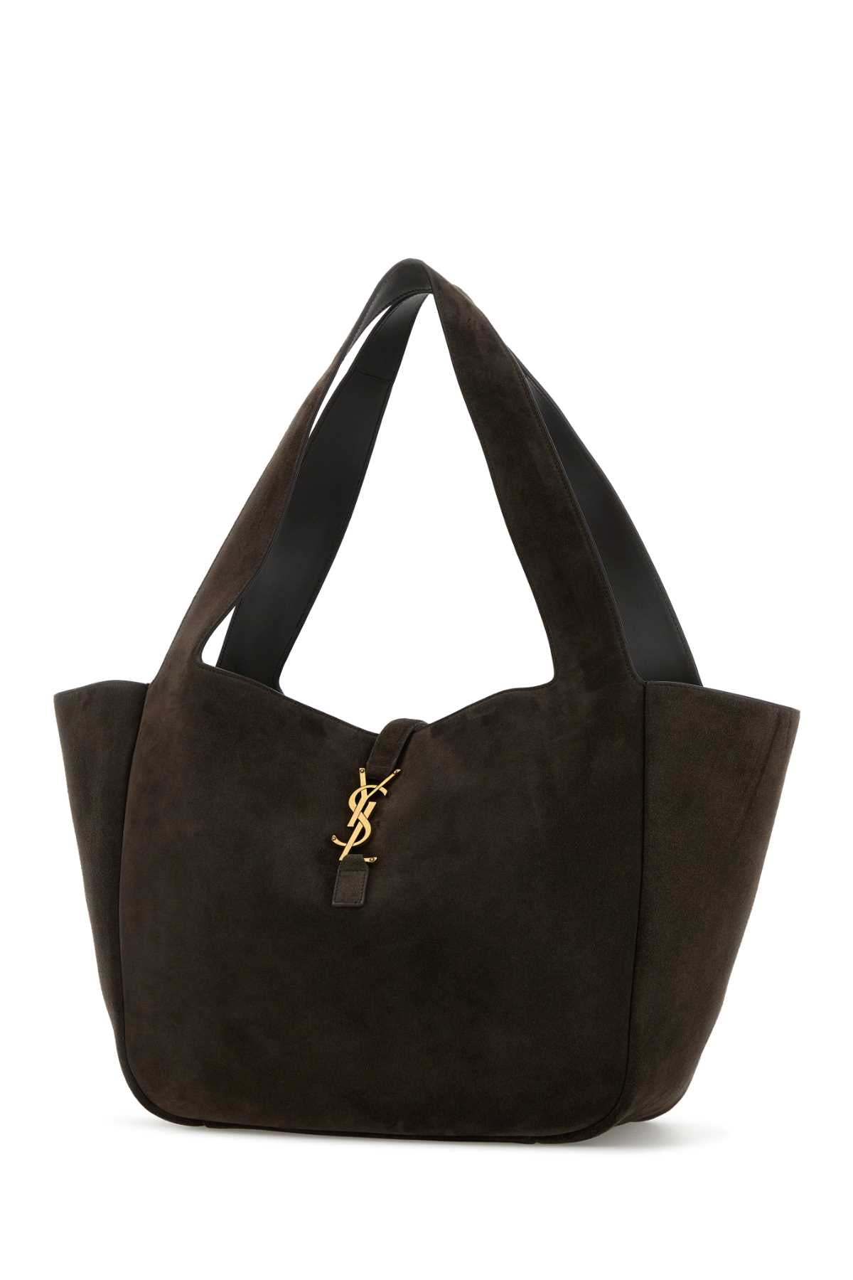Brown Suede Leather Le 5 Ã 7 Bea Shopping Bag Urbanchic Borse A Mano