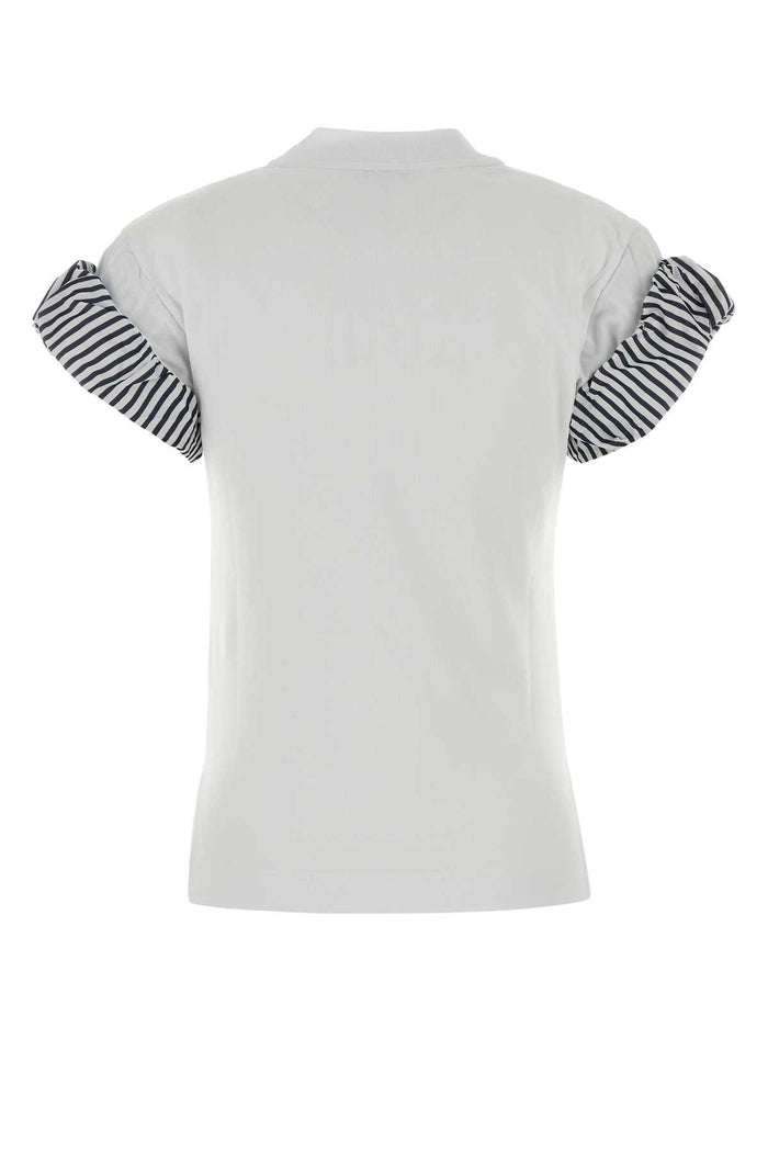 White Cotton T-Shirt Exterior