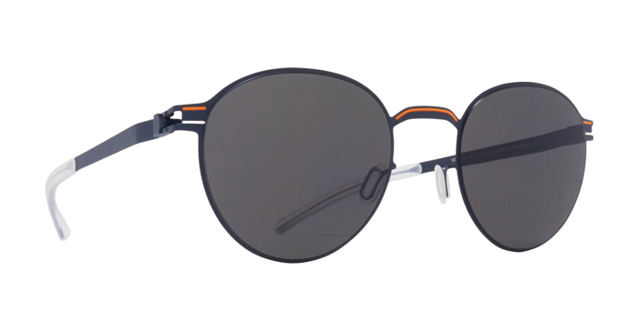 Carlo - Indigo Orange Stainless Steel Sunglasses