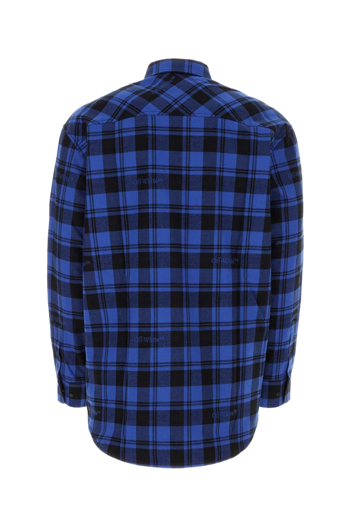 Printed Cotton Shirt Darkblue Camicie
