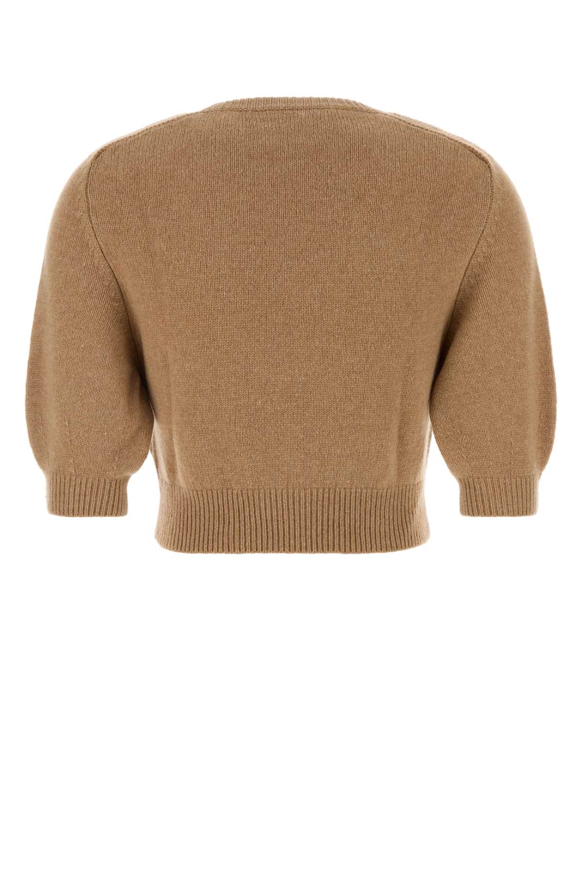 Camel Wool Blend Lorelai Sweater Cashmere Elastane Maglieria