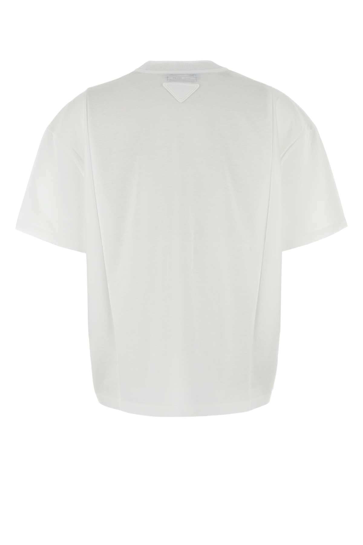 White Cotton T-Shirt Bianco
