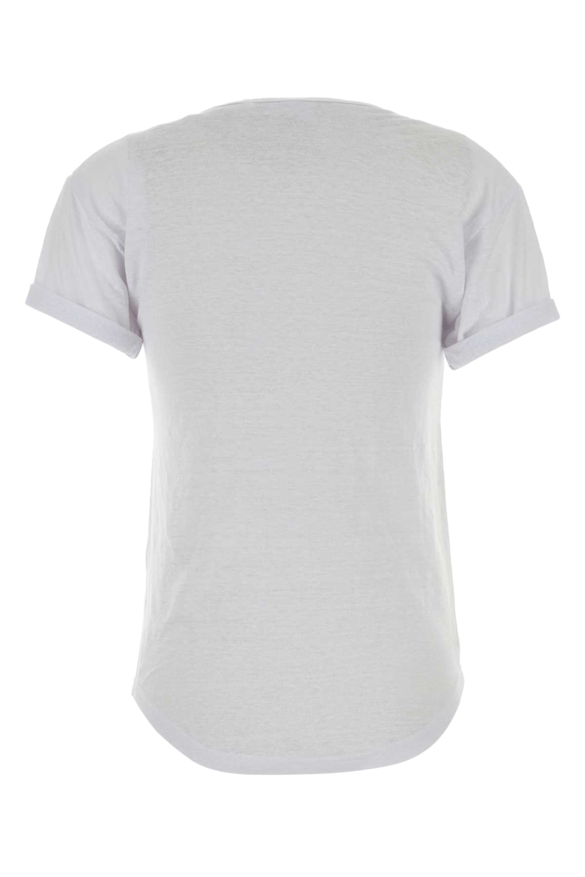 White Linen Koldia T-Shirt White/yellow