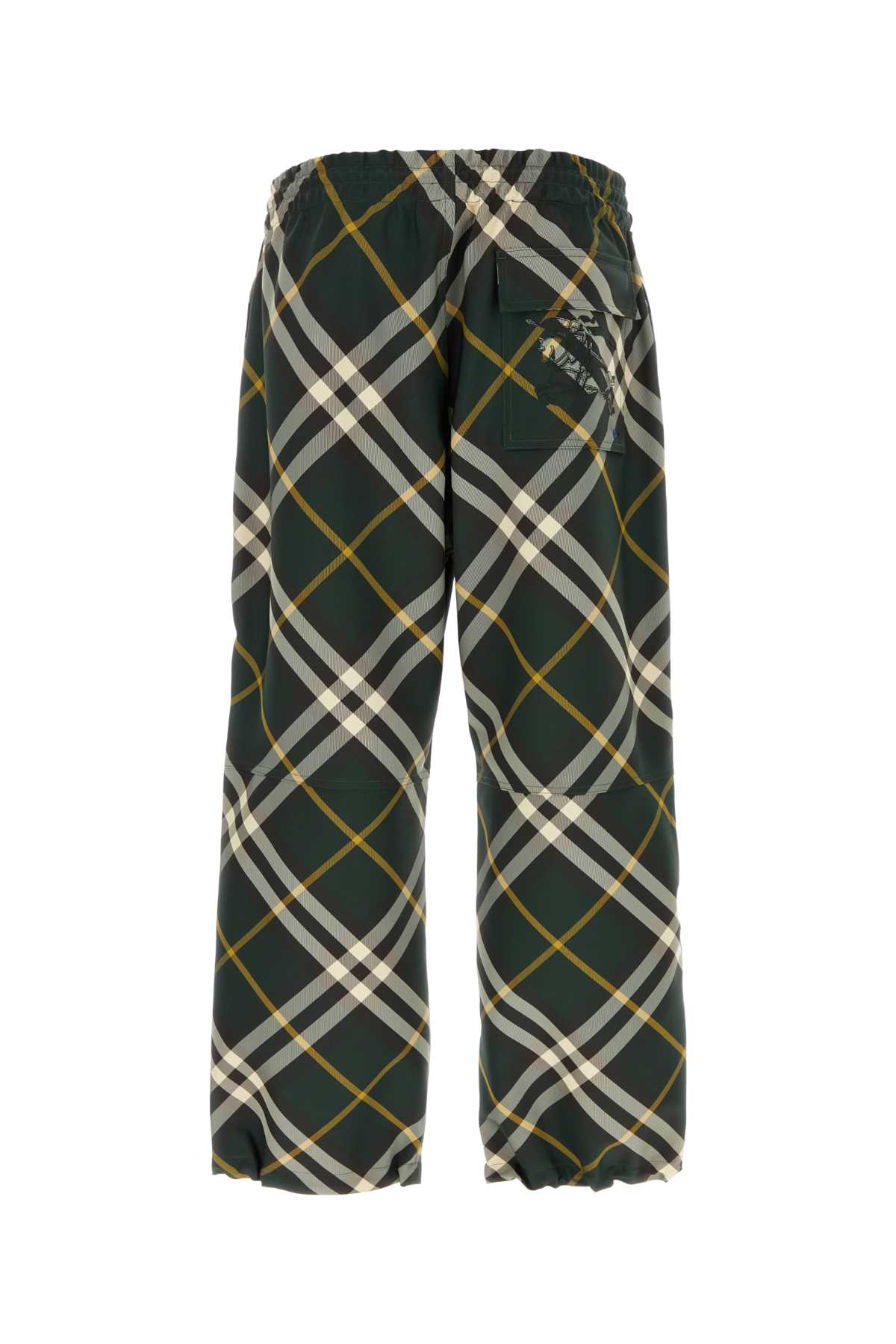Embroidered Polyester Pant Ivyipcheck Exterior: Pantaloni