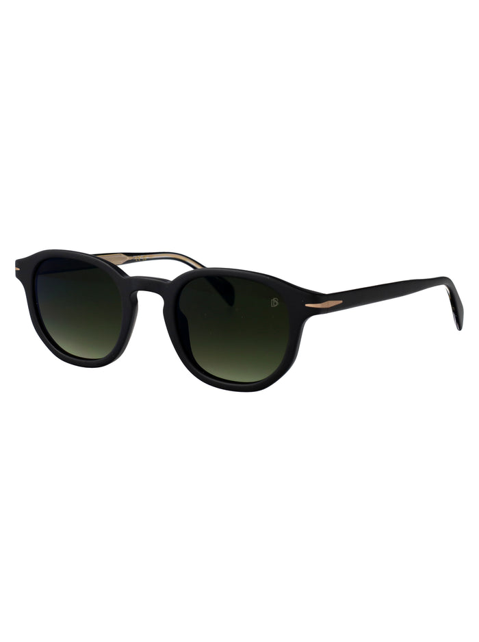Db 1007-S 003 Matte Black Acetate Sunglasses