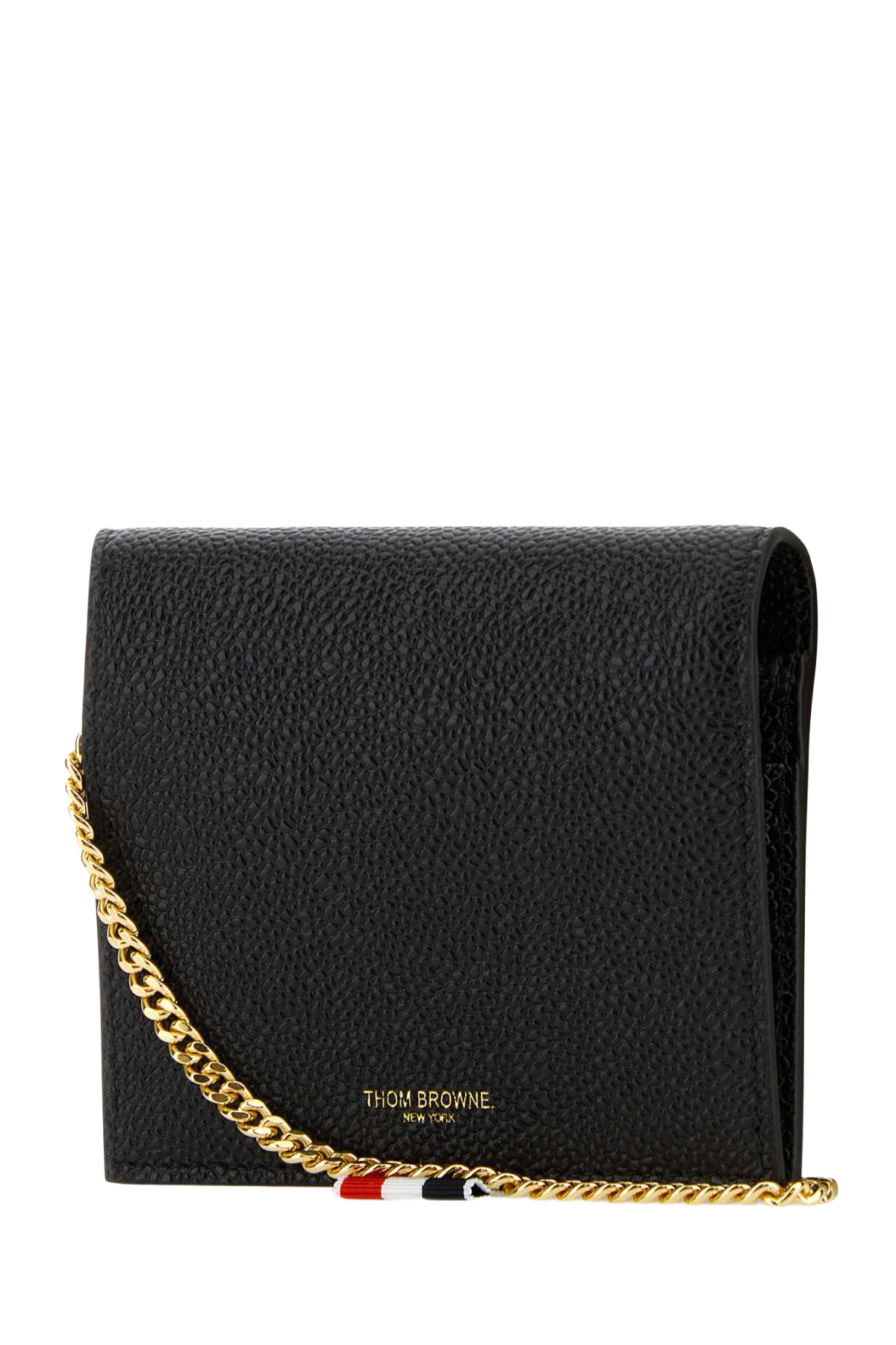 Black Leather Card Holder Exterior: Portafogli