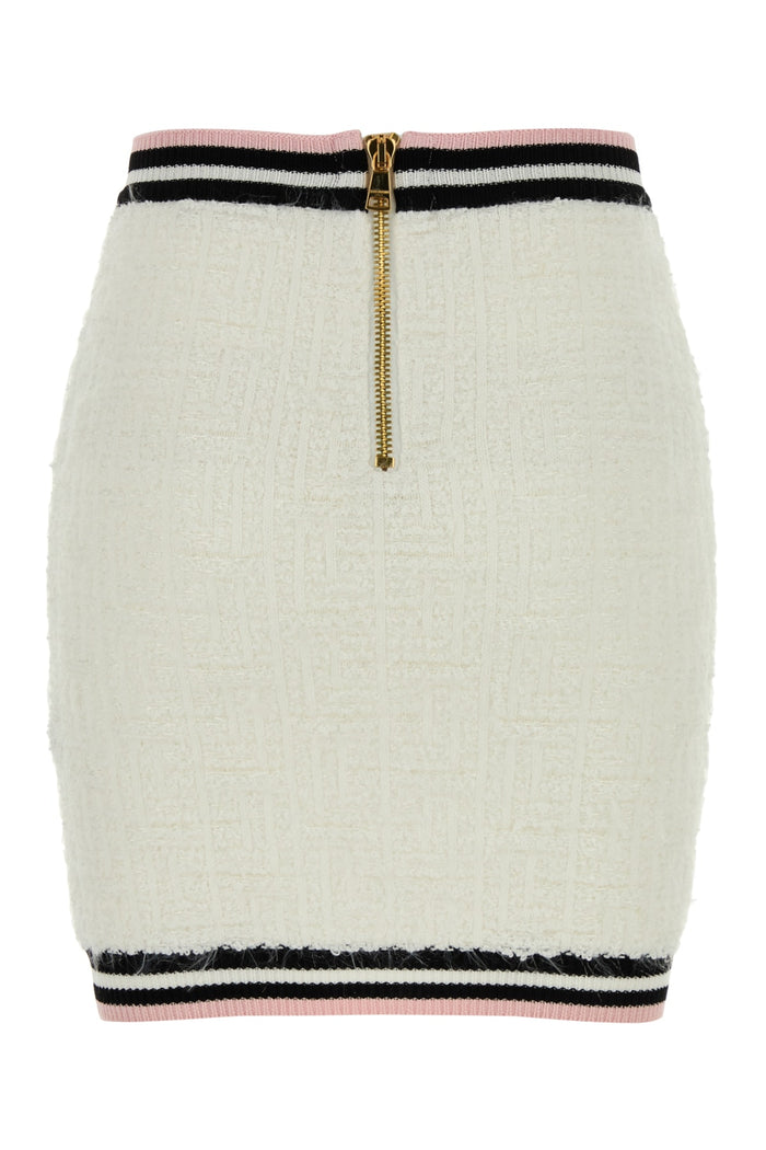Cf0lb292kg15 Gqw Blancnoirblancrose Gonne