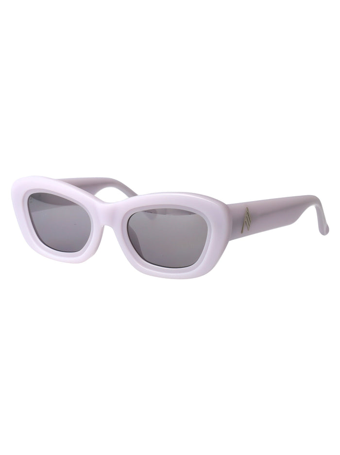 Attico63c3sun C3 Grey/silver/silvermirror Acetate Sunglasses