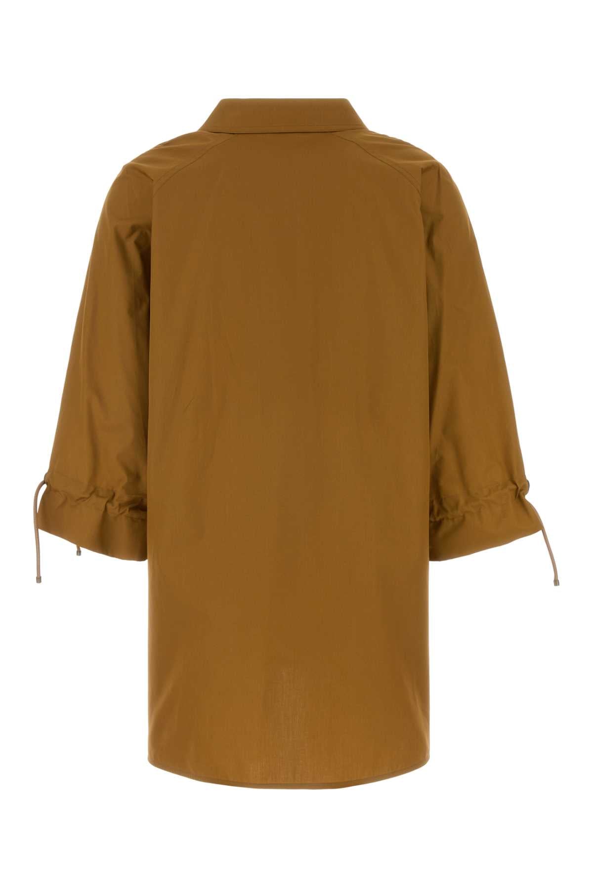 Biscuit Poplin Adorni Blouse Terra Exterior: Cotton Maglie