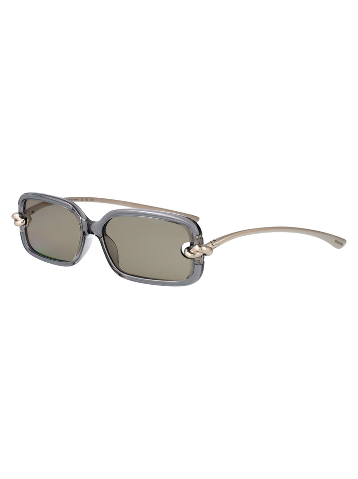 Bv1439s Grey-silver-grey Injected Sunglasses