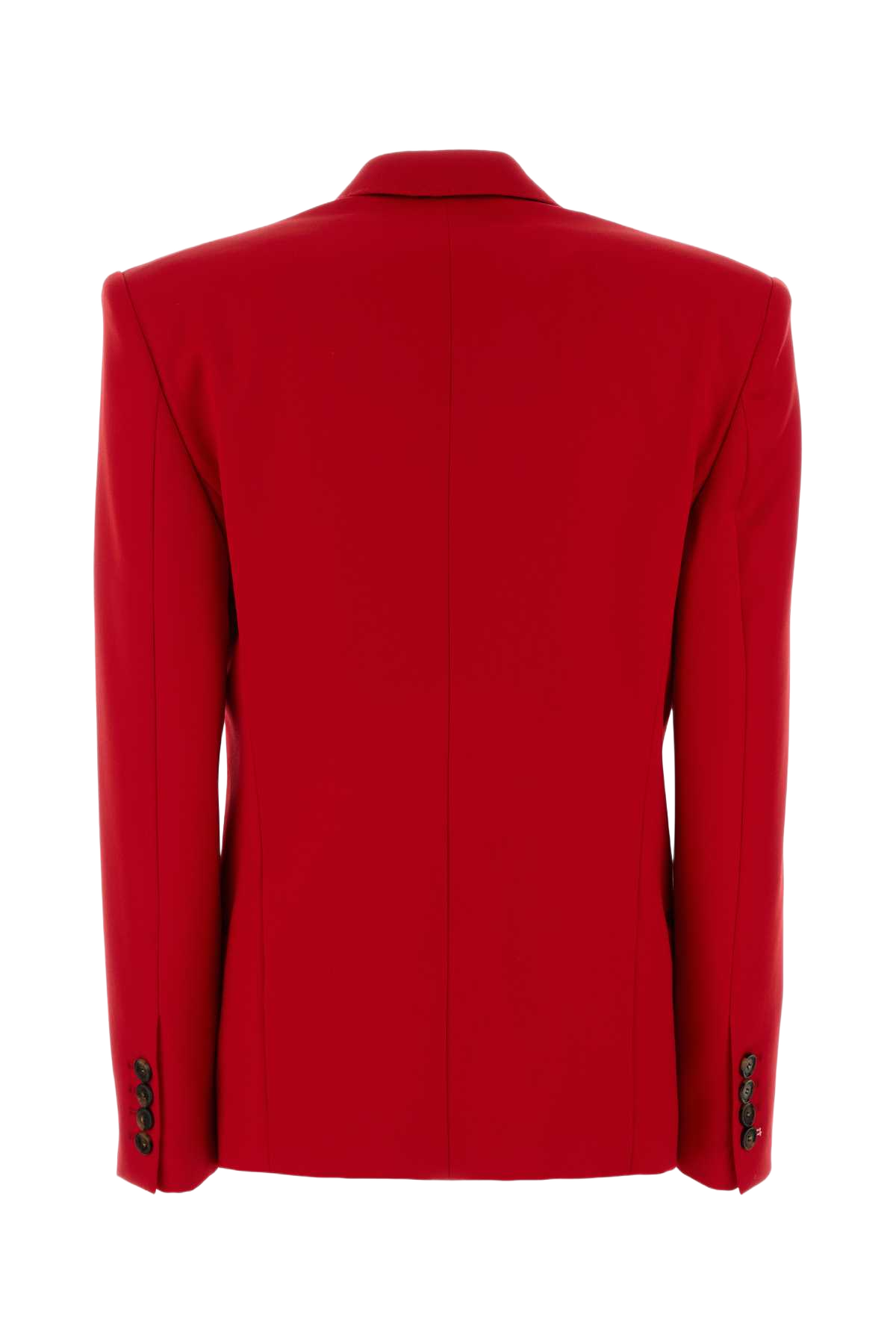 Red Wool Blazer Lipstickred Giacche E Gilet