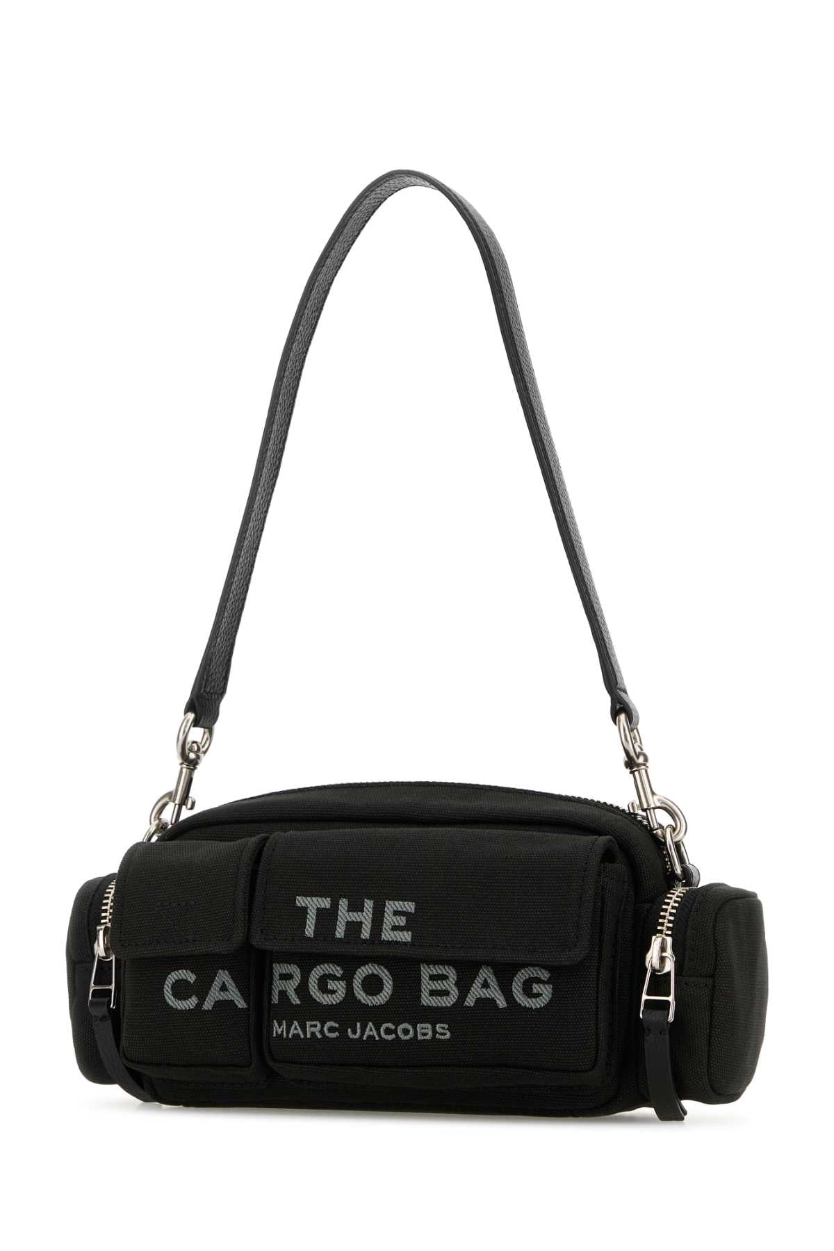 Black Canvas Shoulder Bag Borse A Mano