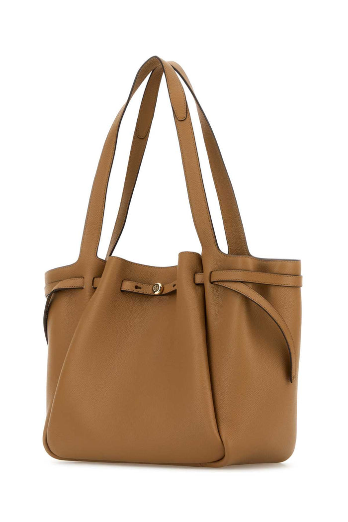 Camel Leather Romy Shopping Bag 227 Borse A Mano