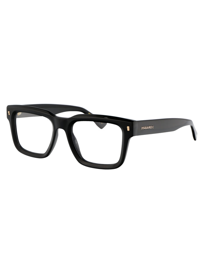 D2 0090 Black Acetate Optical
