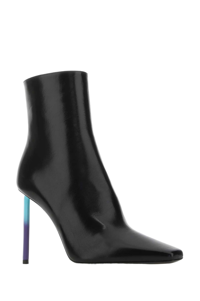Black Nappa Leather Allen Ankle Boots 1045 Stivali