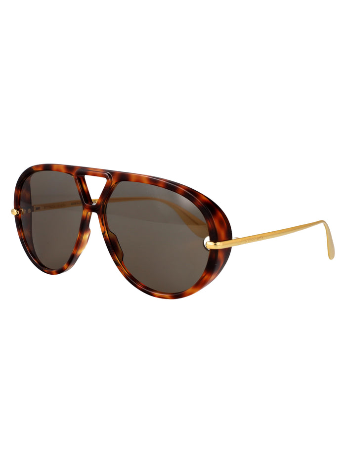 Bv1274s Havana-gold-brown Acetate Sunglasses