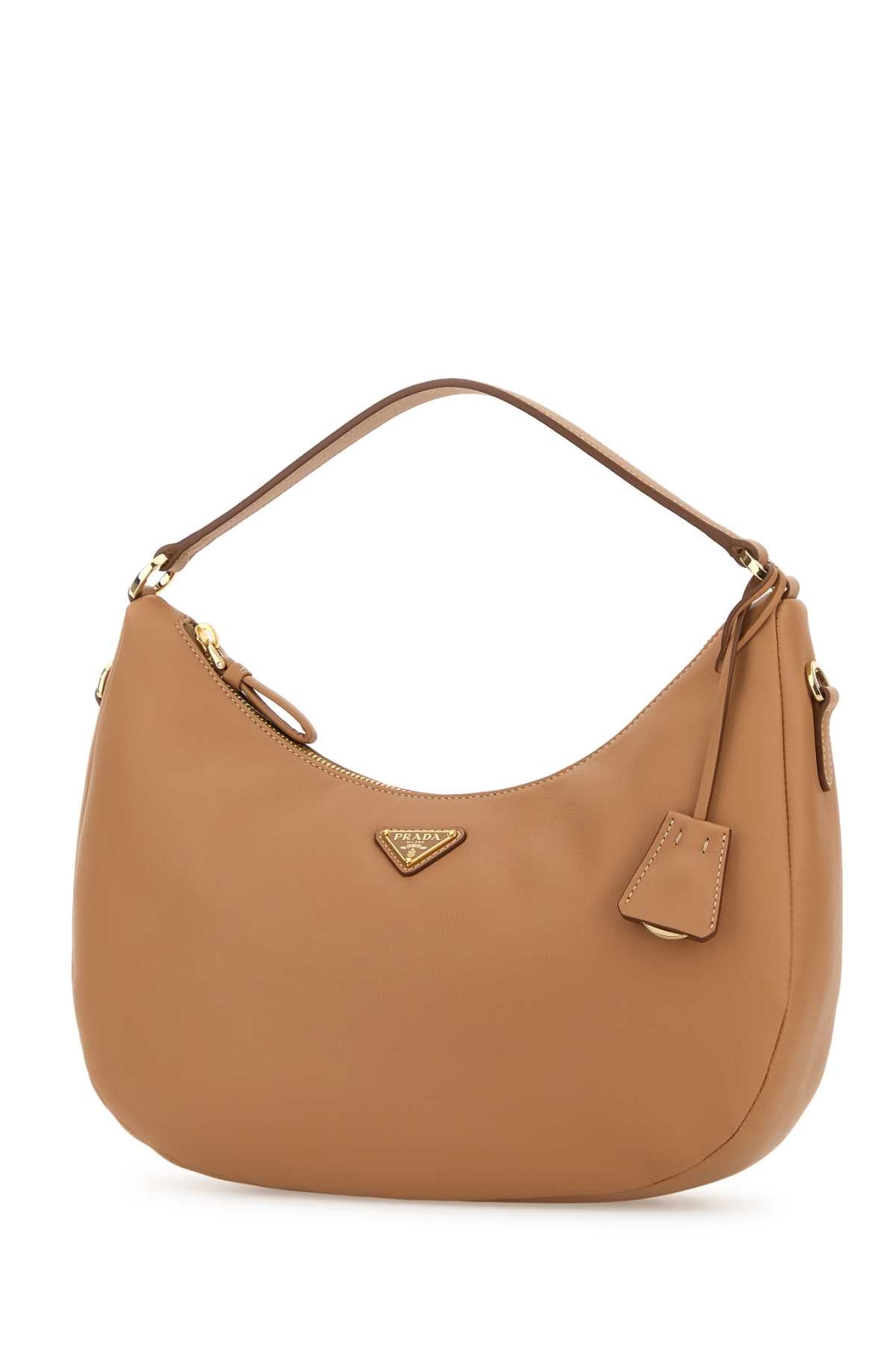 Camel Leather Handbag Naturale Borse A Mano