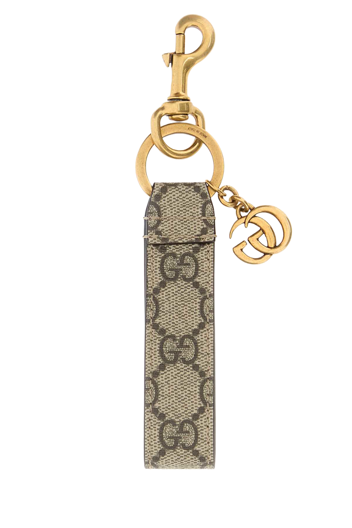 Printed Canvas Keyring 8233beebonyvrv Brass Portachiavi