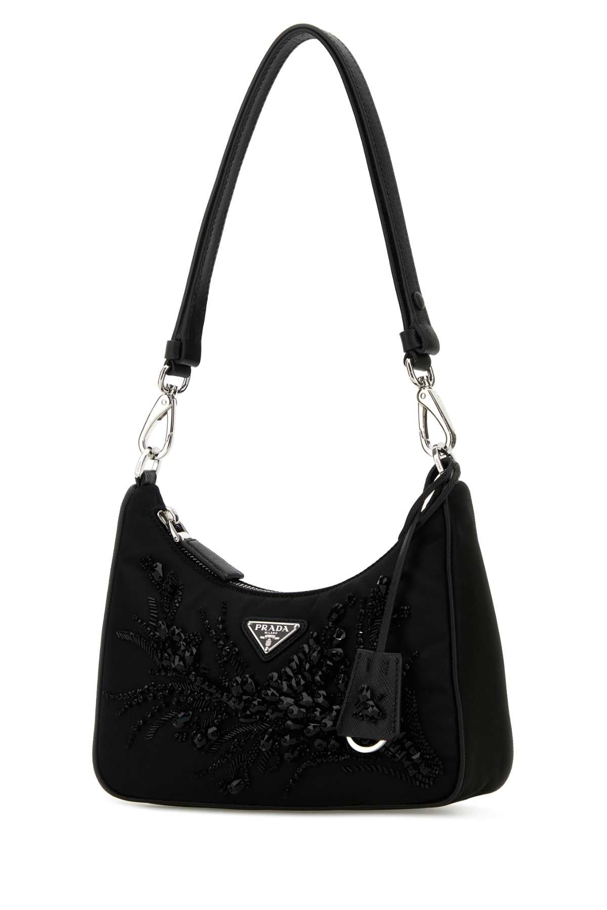 Black Re-Nylon Re-Edition Shoulder Bag Nero Poliammide Riciclata-vitello Borse A Mano