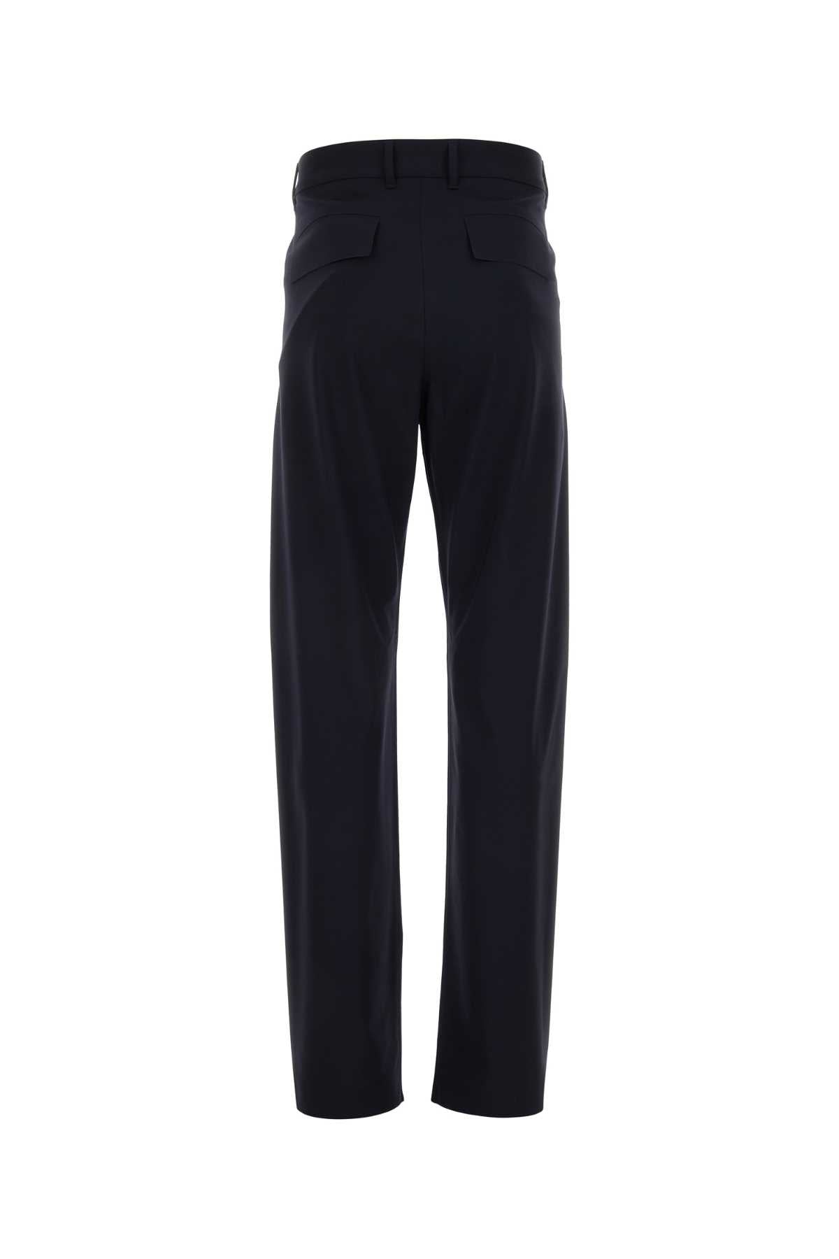 Navy Blue Stretch Wool Blend Pant Darknavy Exterior: Nylon Elastane Pantaloni