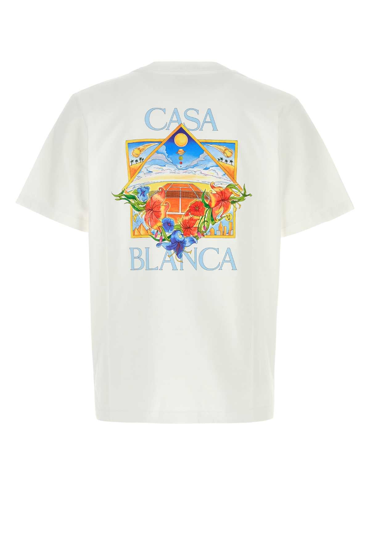 Flowercourticon Exterior: Organic Cotton T-shirt