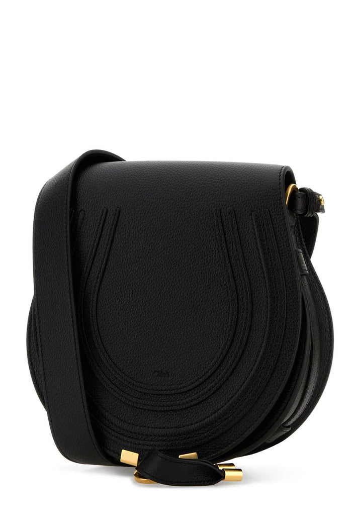 Black Leather Marcie Crossbody Bag Borse A Tracolla