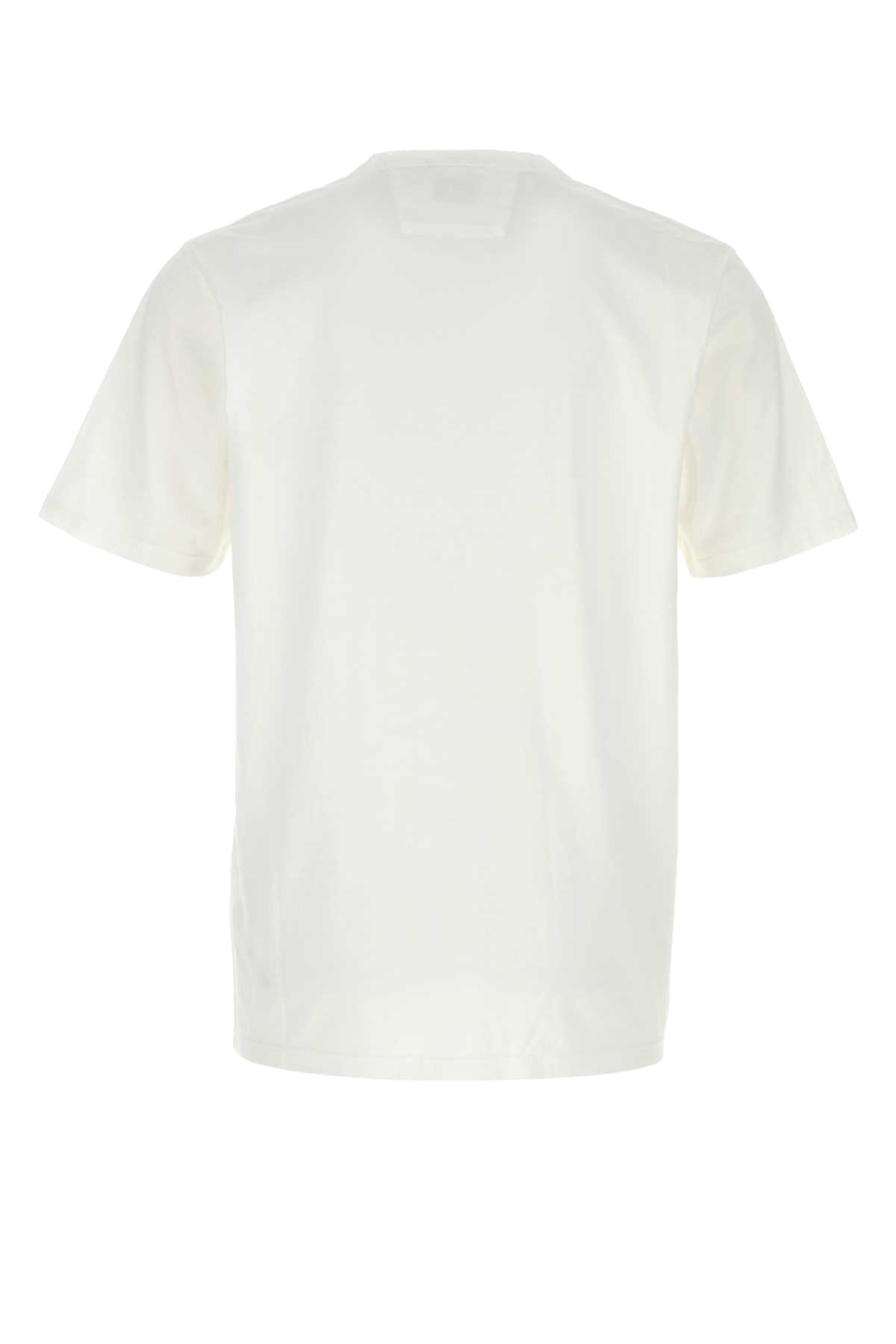White Cotton T-Shirt Gauzewhite Exterior