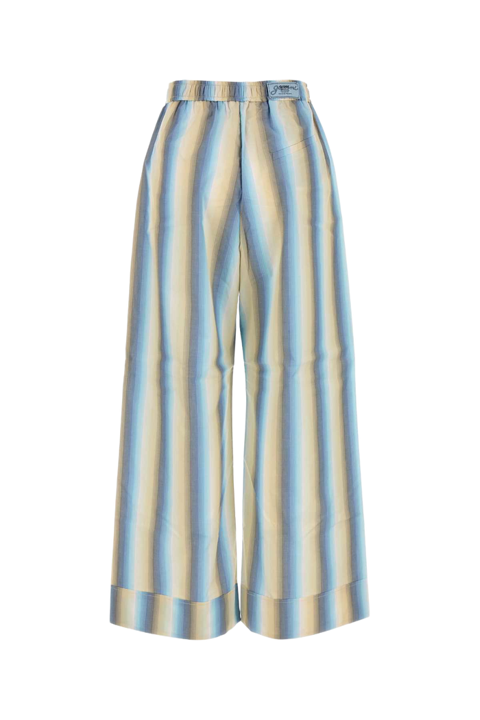 Embroidered Cotton Pyjama Pant Multicolor Exterior: Pantaloni