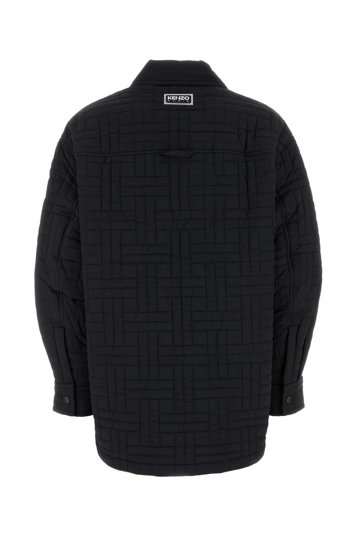 Black Nylon Oversize Jacket Giubbini