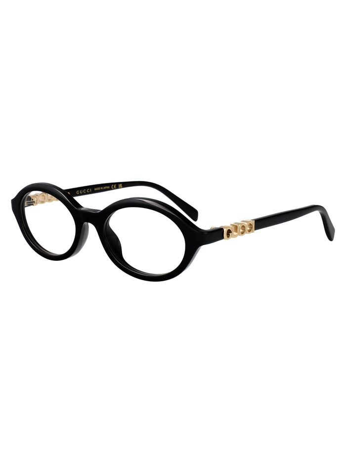 Gg2153o Black-black-transparent Acetate Optical