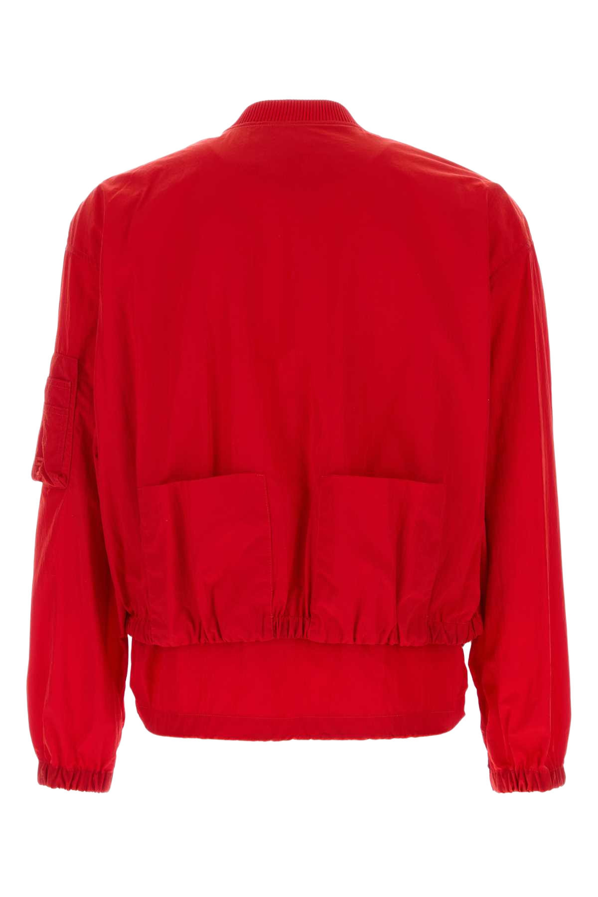 Red Nylon Bomber Jacket Ortensia Exterior: Gonne