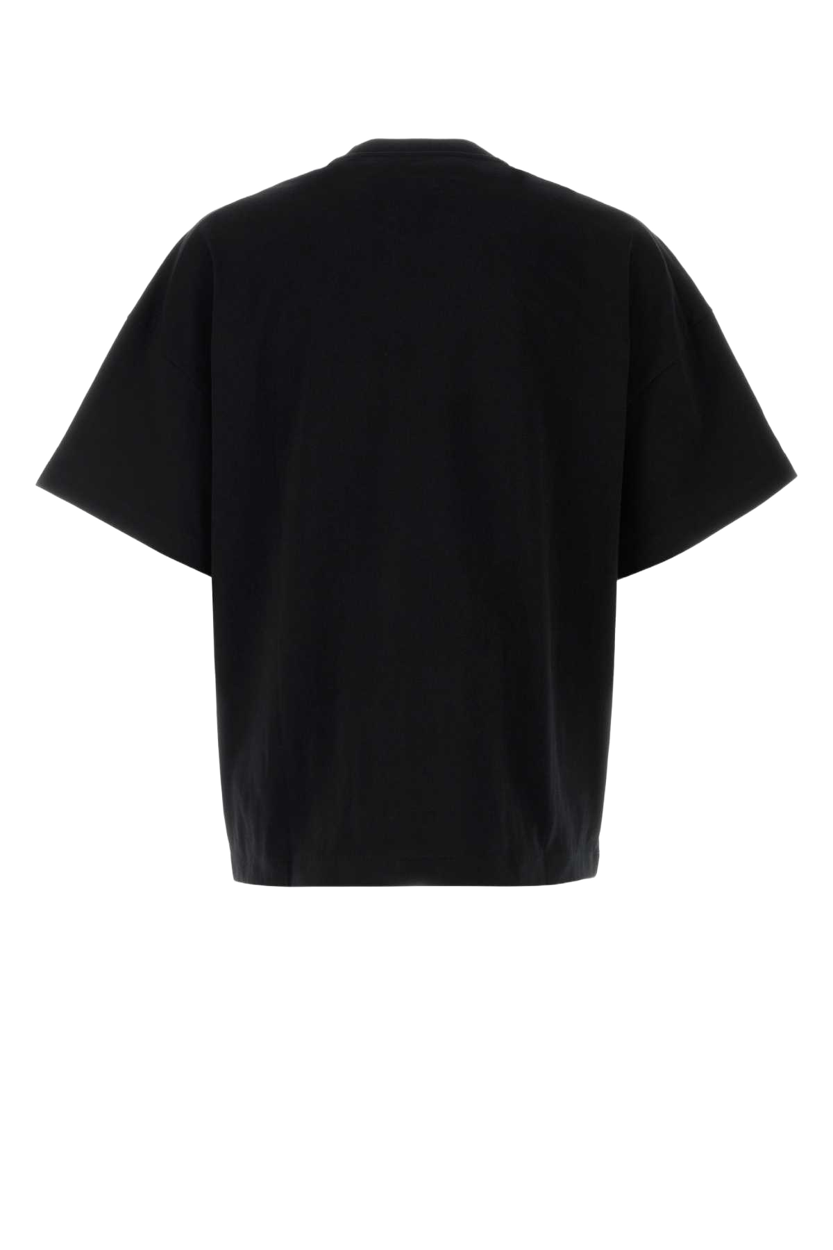 Black Cotton Oversize T-Shirt Cotone