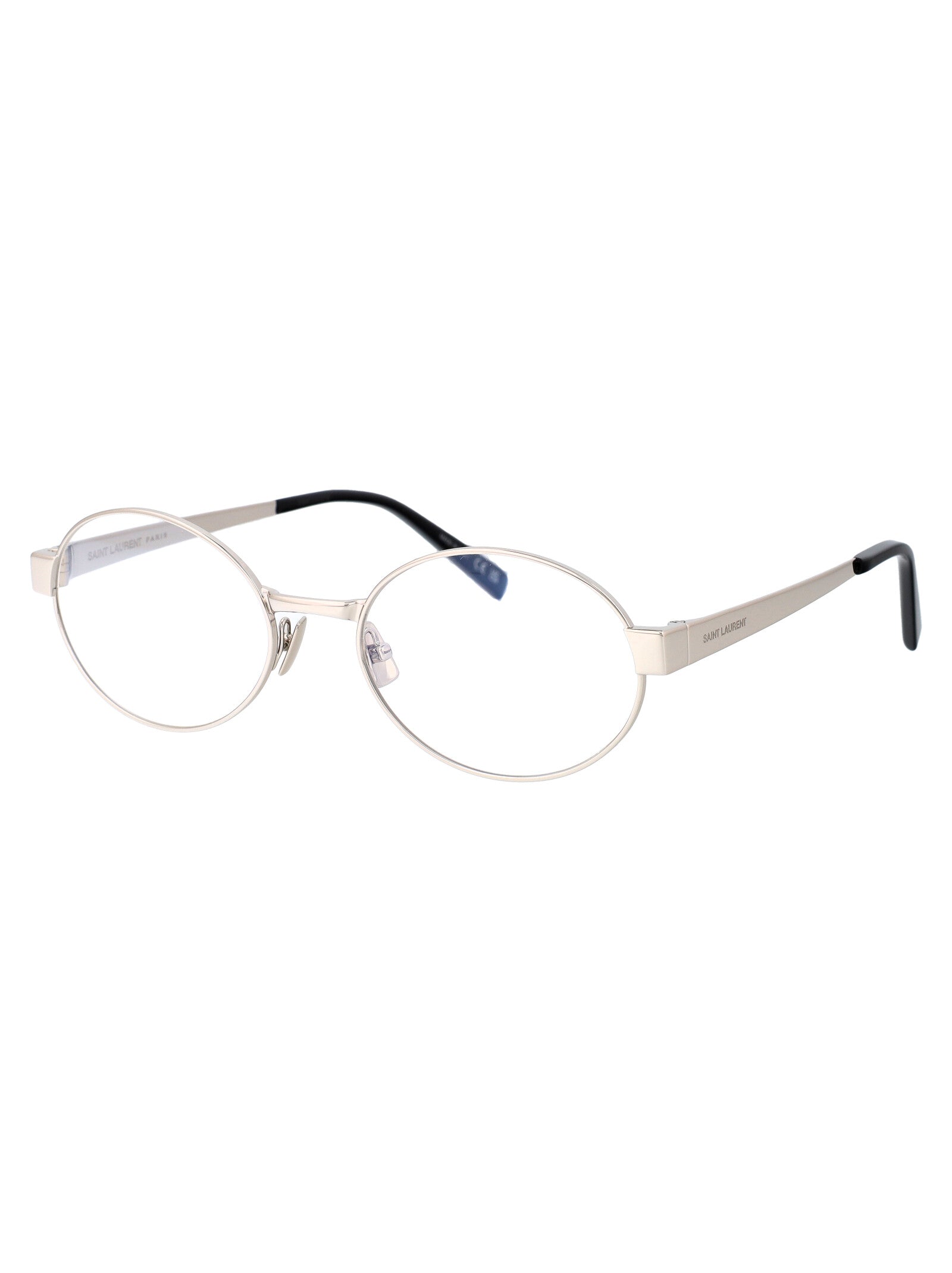 Sl 692 Opt 001 Silver Transparent Metal Optical