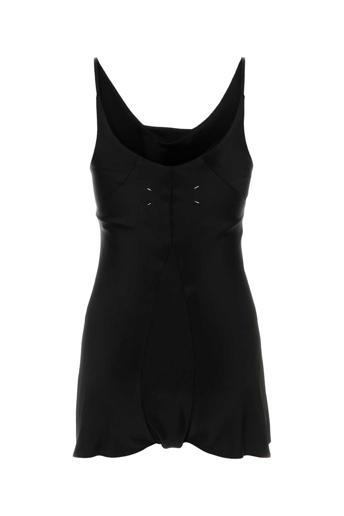 Black Satin Jumpsuit Exterior: Viscose Acetate Tute