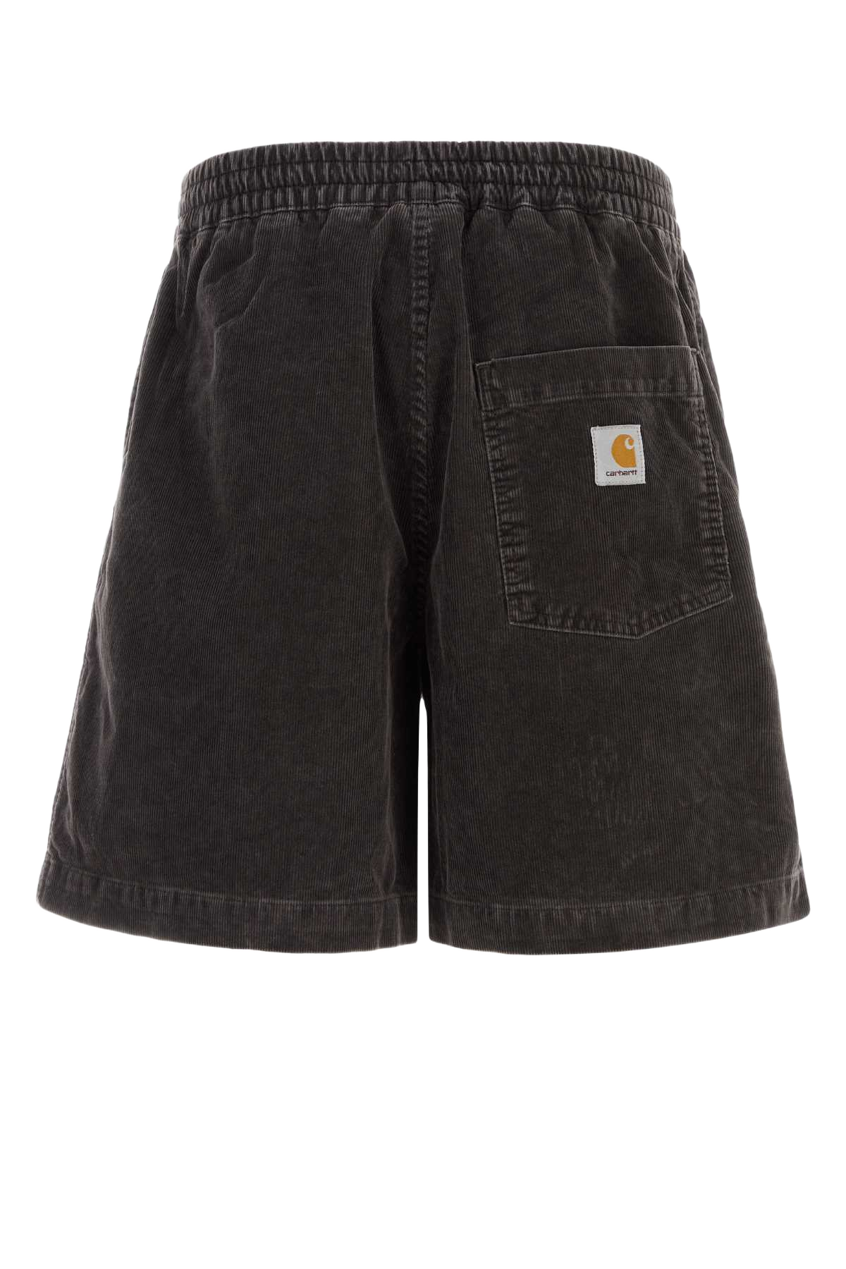 Brown Corduroy Reynold Short Shaleduskywashed Exterior: Cotton