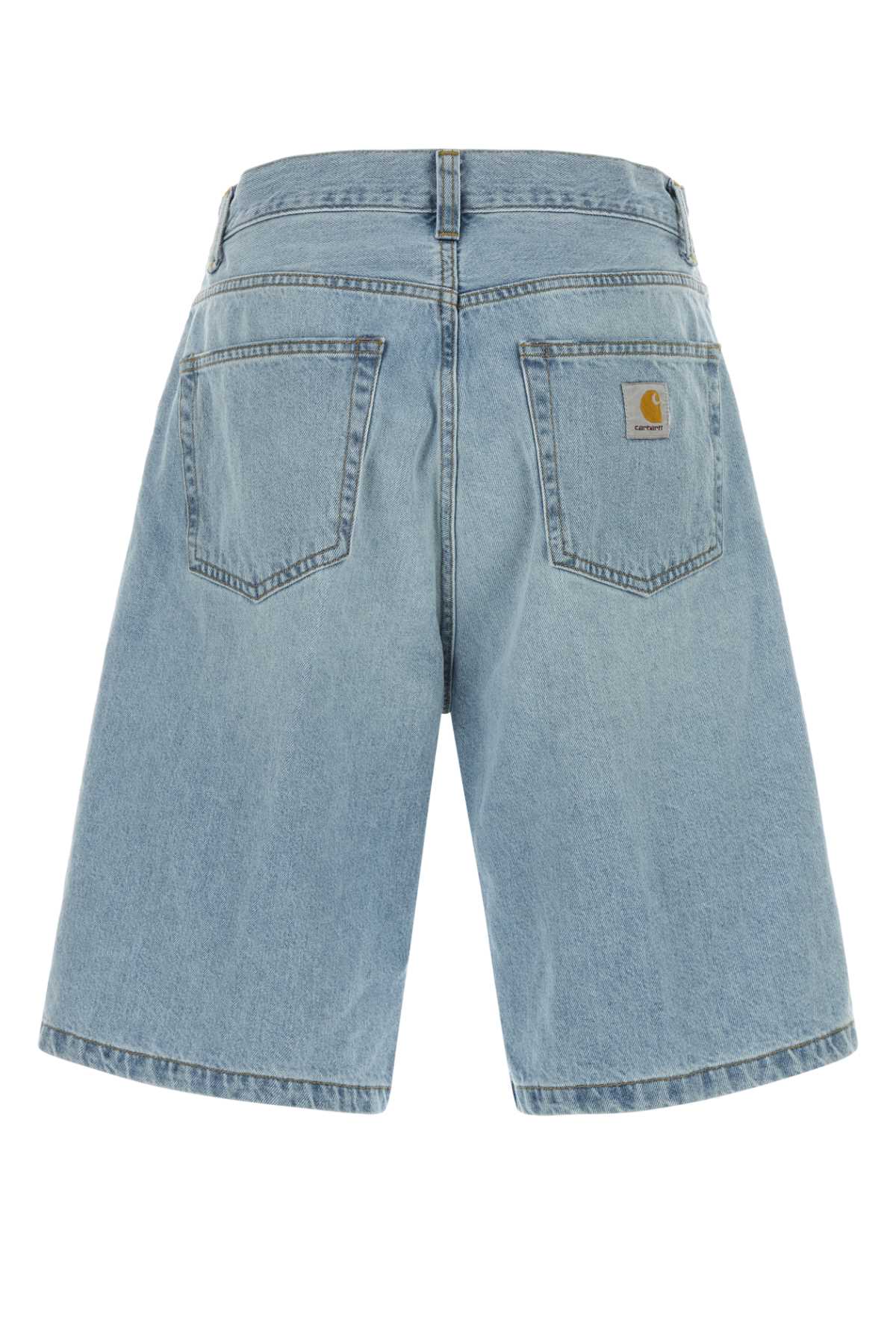 Blueheavywornbleached Exterior: Cotton Short