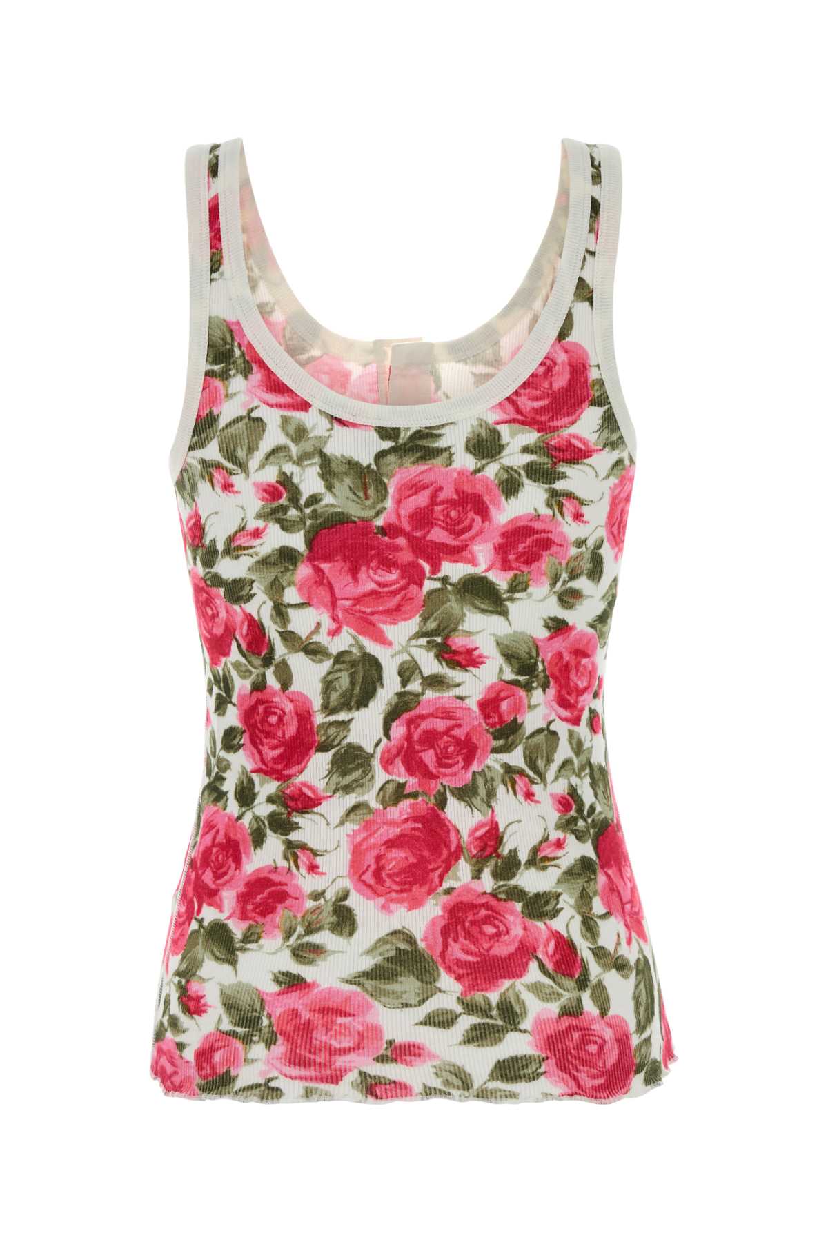 Whitepink1 Exterior: Cotton Elastane Maglieria