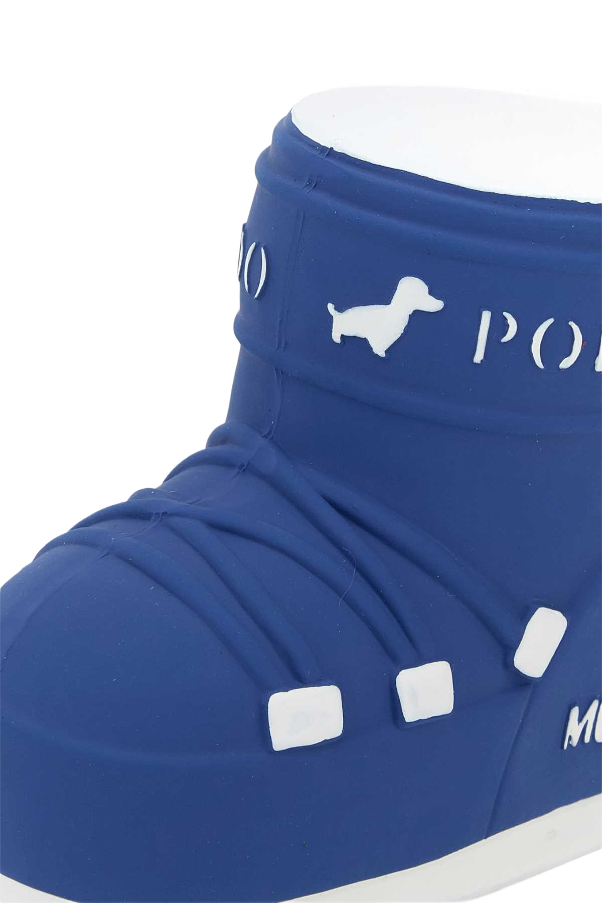 Blue Rubber Poldo Dog Couture X Moonboot Dogs Toy Blu Exterior: Extra-accessori