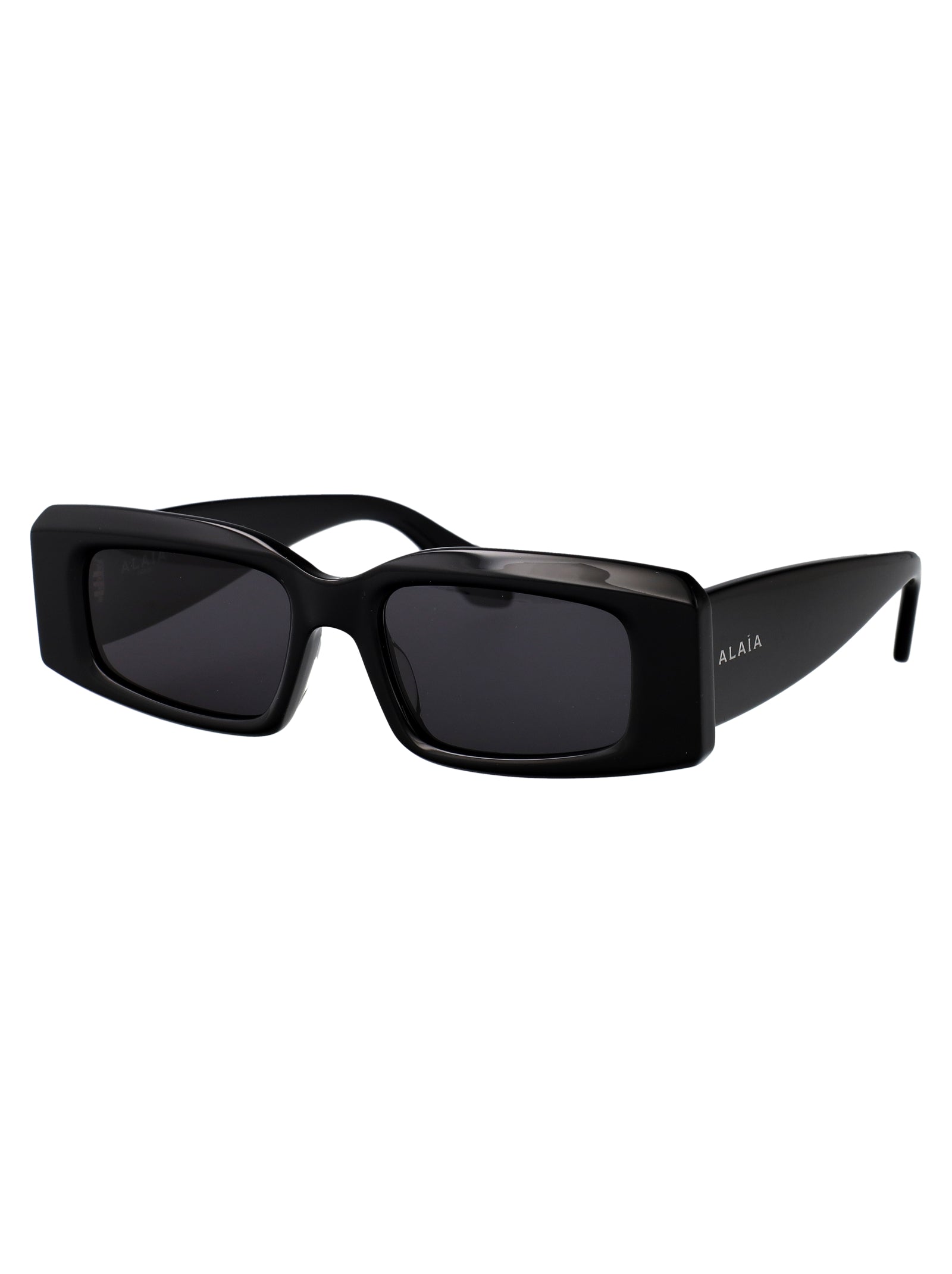 Black Grey Recycled Acetate Sunglasses