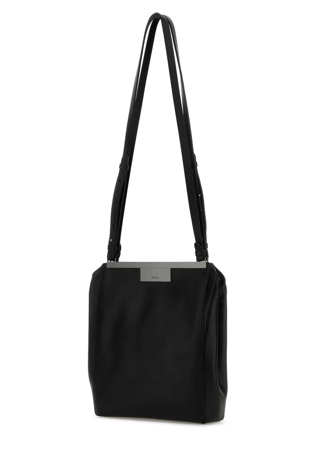 Black Leather Mmsummer Shoulder Bag Nero Borse A Tracolla