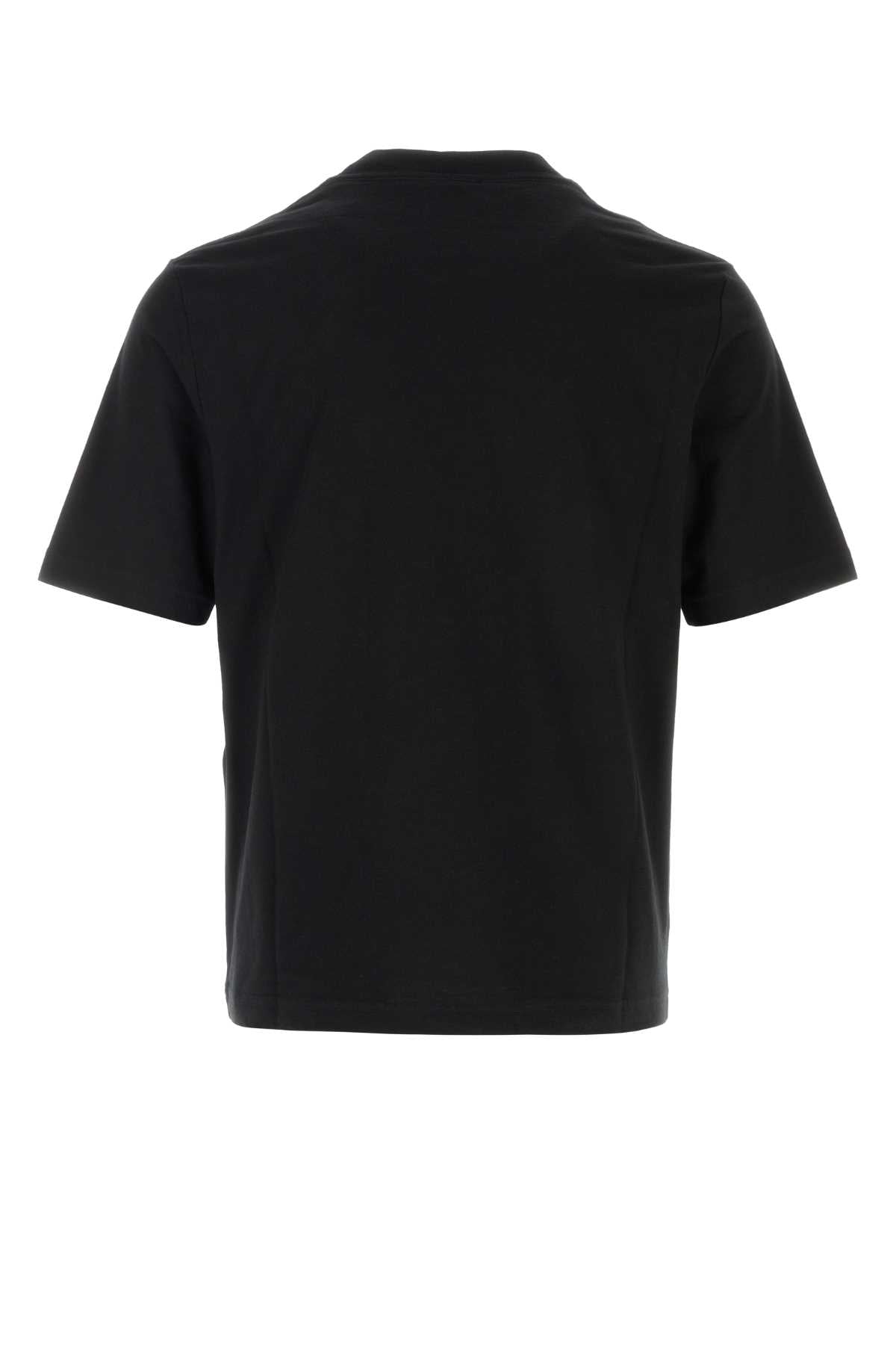 Black Exterior: Cotton Polyester T-shirt