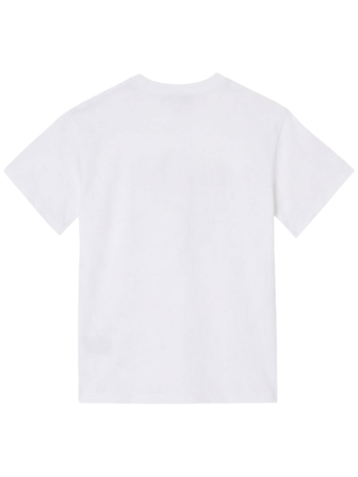 T-Shirt With Logo White Organic Cotton T-shirts