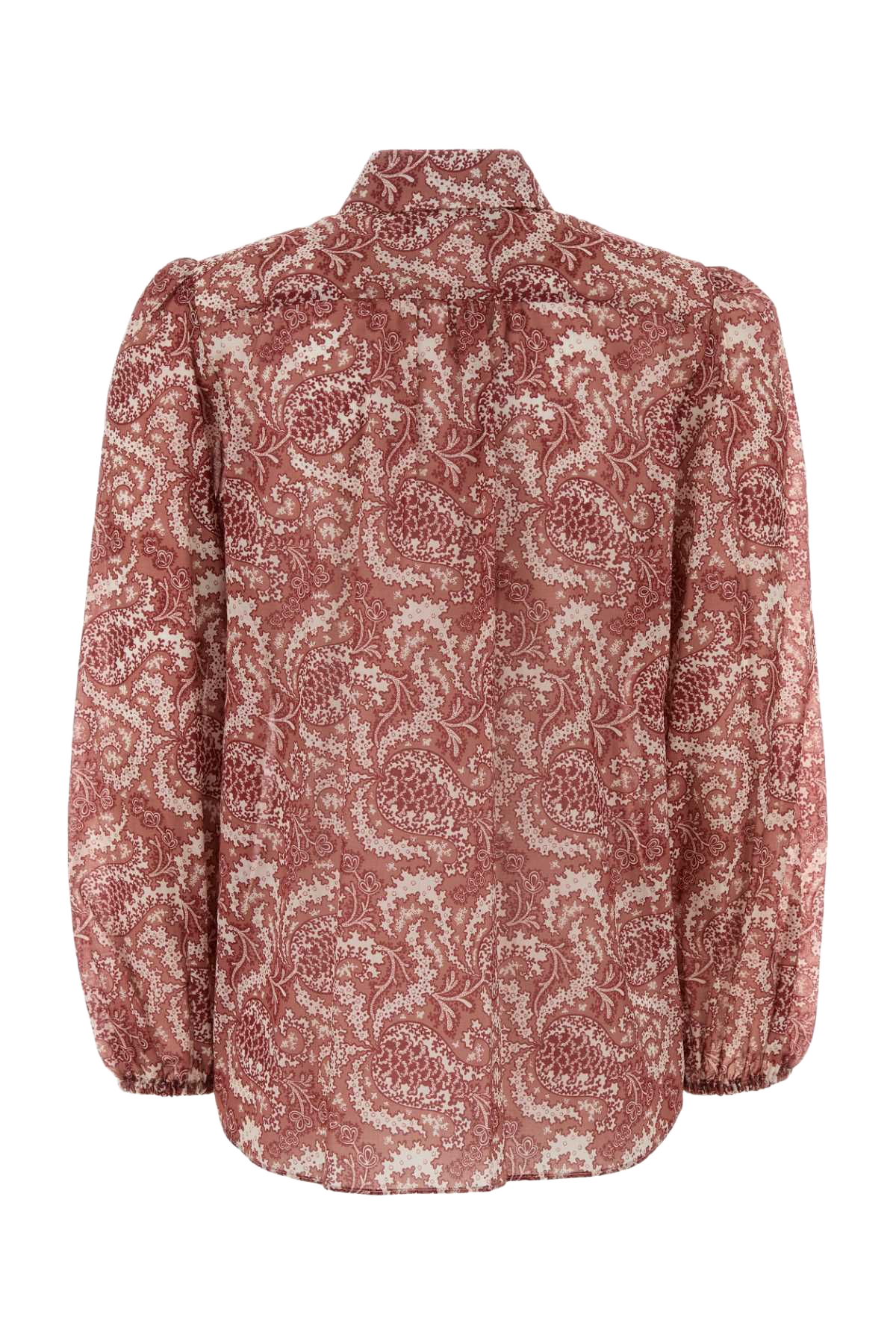 Printed Cotton Periodi Shirt Ciliegia Multi Exterior: Camicie