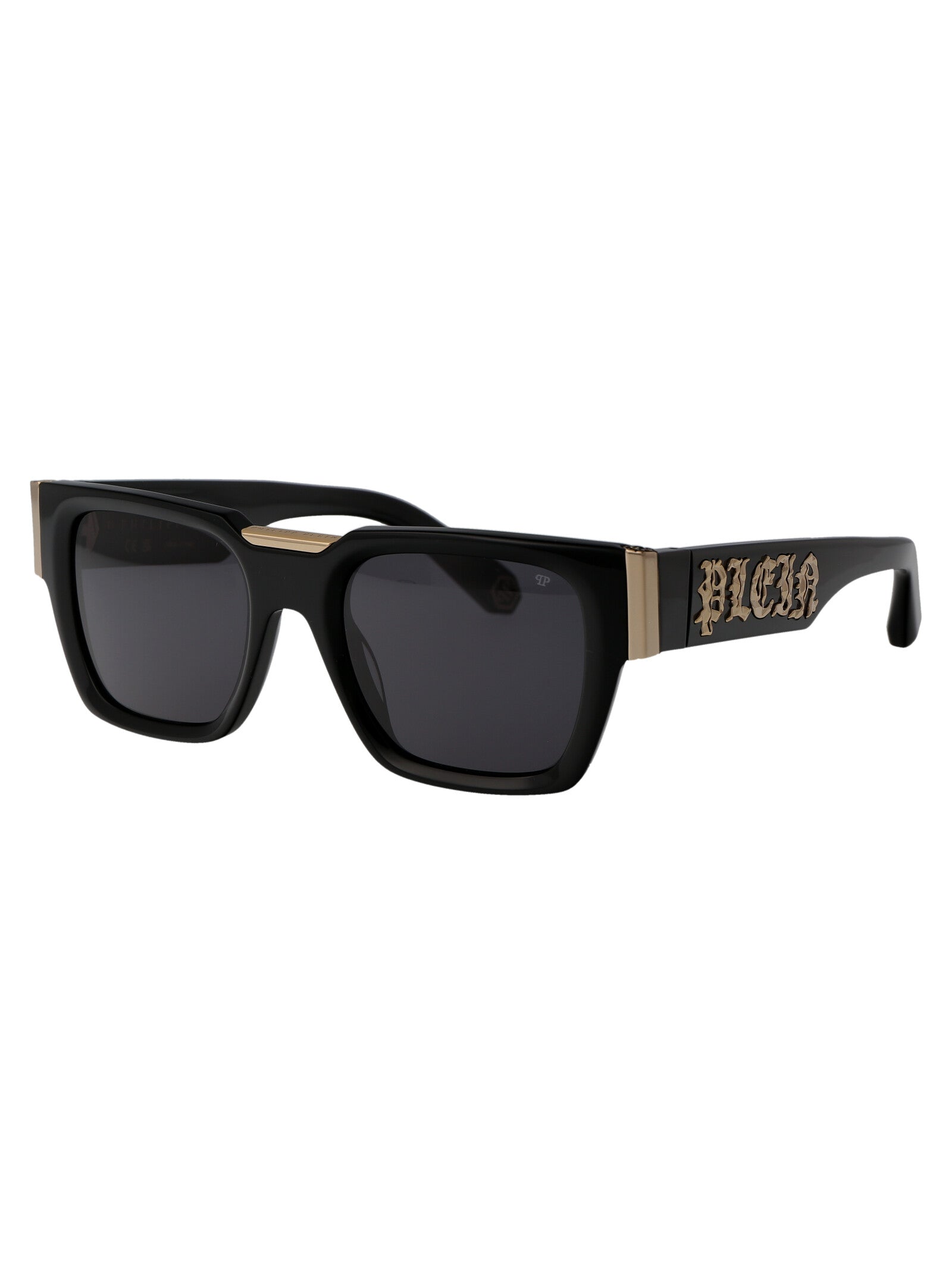 Spp095m 0700 Black Acetate Sunglasses
