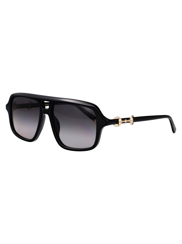 Gg2052s Black-black-grey Acetate Sunglasses